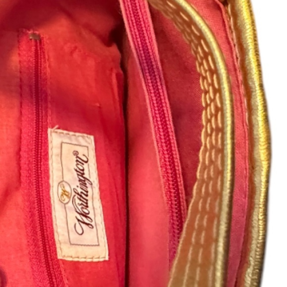 Vintage‎ Worthington Pink Straw Purse - Picture 3 of 6